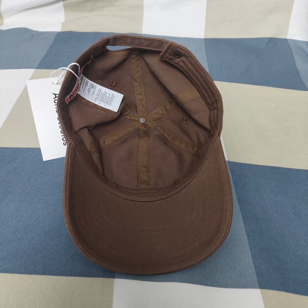 🧢Acne Brown and Silver Minimalist Hat - Picture 6 of 6